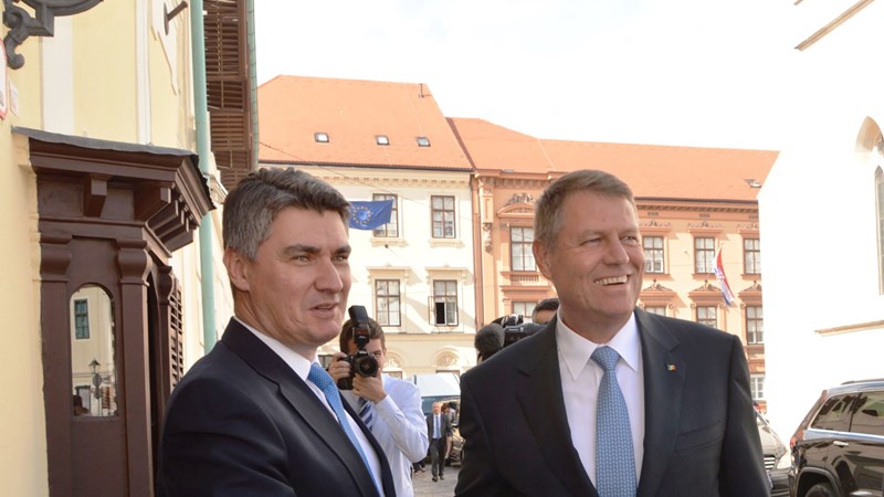 Predsjednik Vlade Milanović s predsjednikom Rumunjske Klausom Wernerom Iohannisom
